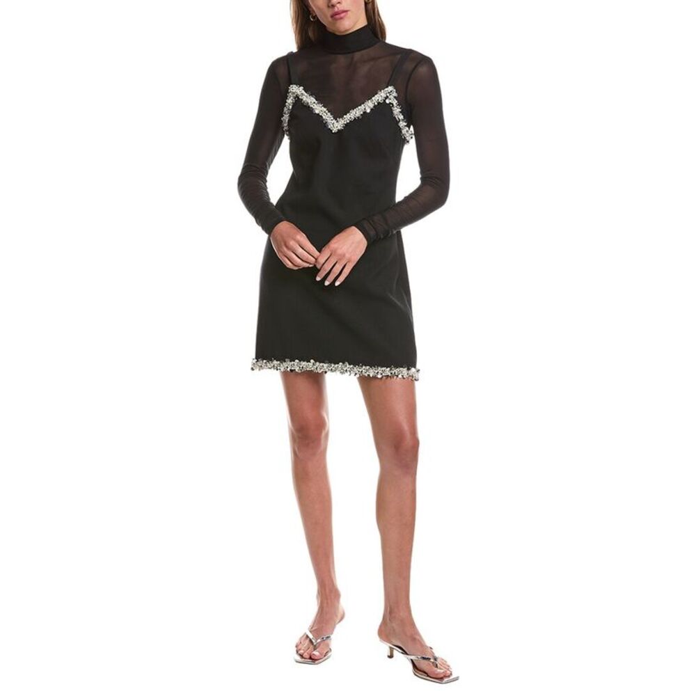 Cinq À Sept Womens  Londyn Mini Dress, Black